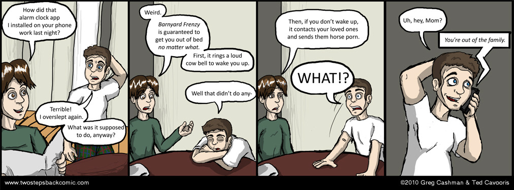 sex with animals? There's no TIME, man!