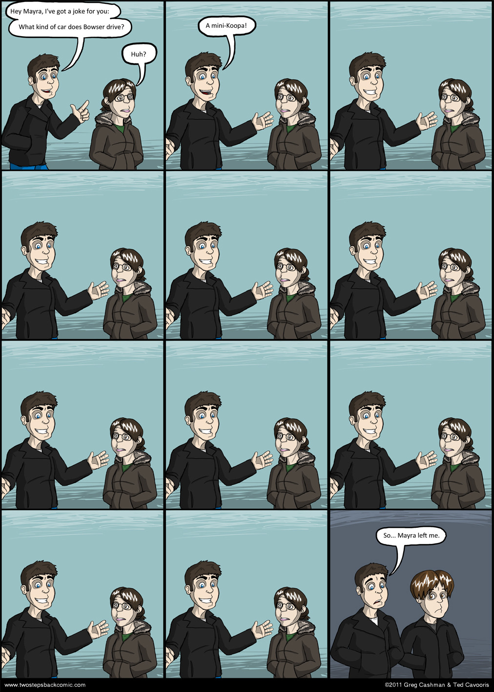 What's the most important thing when telling a jo-TIMING.