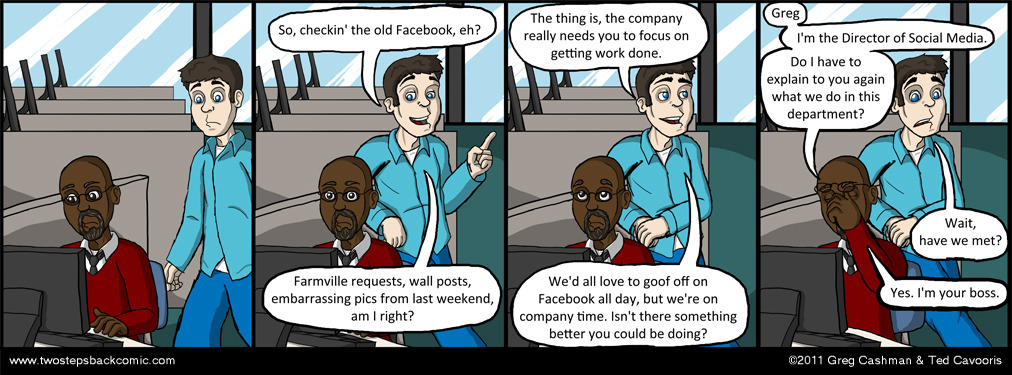 Greg understands neither the social nor the media part of the business. Greg understands neither the social nor the media part of the business.