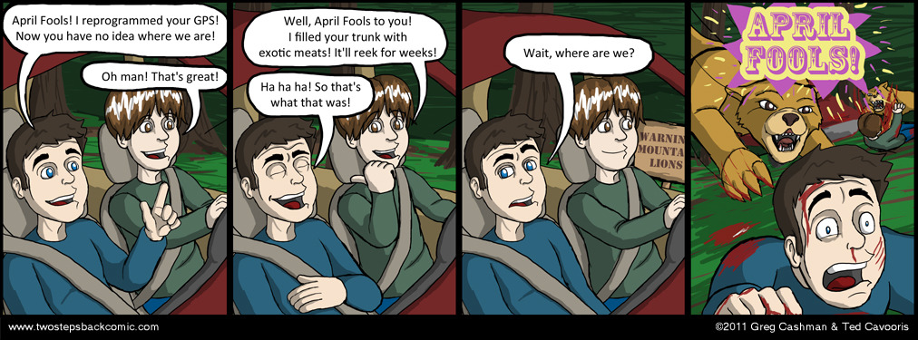 Check back next week for our new comic: Cougar and the Mountain Lion!