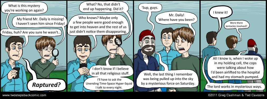 Ted's religious beliefs are a bit unusual Ted's religious beliefs are a bit unusual