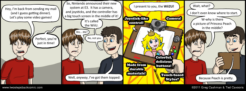 Thankfully, Greg's system is backwards compatible with his X-Box (Which is a cardboard box with an X on it)