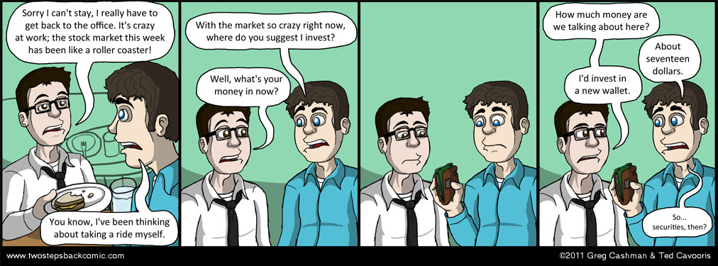I actually don't think the stock market really has any effect on Mike Li's job. I don't know anything about what he does. I actually don't think the stock market really has any effect on Mike Li's job. I don't know anything about what he does.