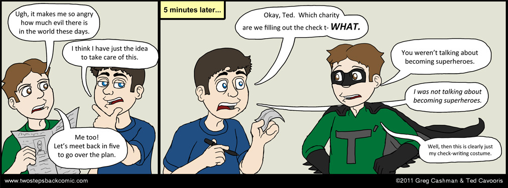 Greg can write one to drowning victims, and Ted can write one to burn victims on account of all that arson he's caused.
