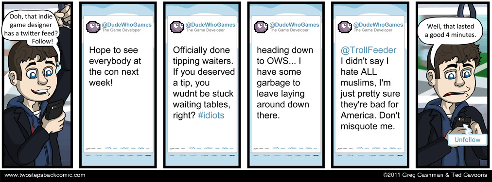 @Trollfeeder just can't help himself; he sees someone say something stupid online, he has to engage @Trollfeeder just can't help himself; he sees someone say something stupid online, he has to engage