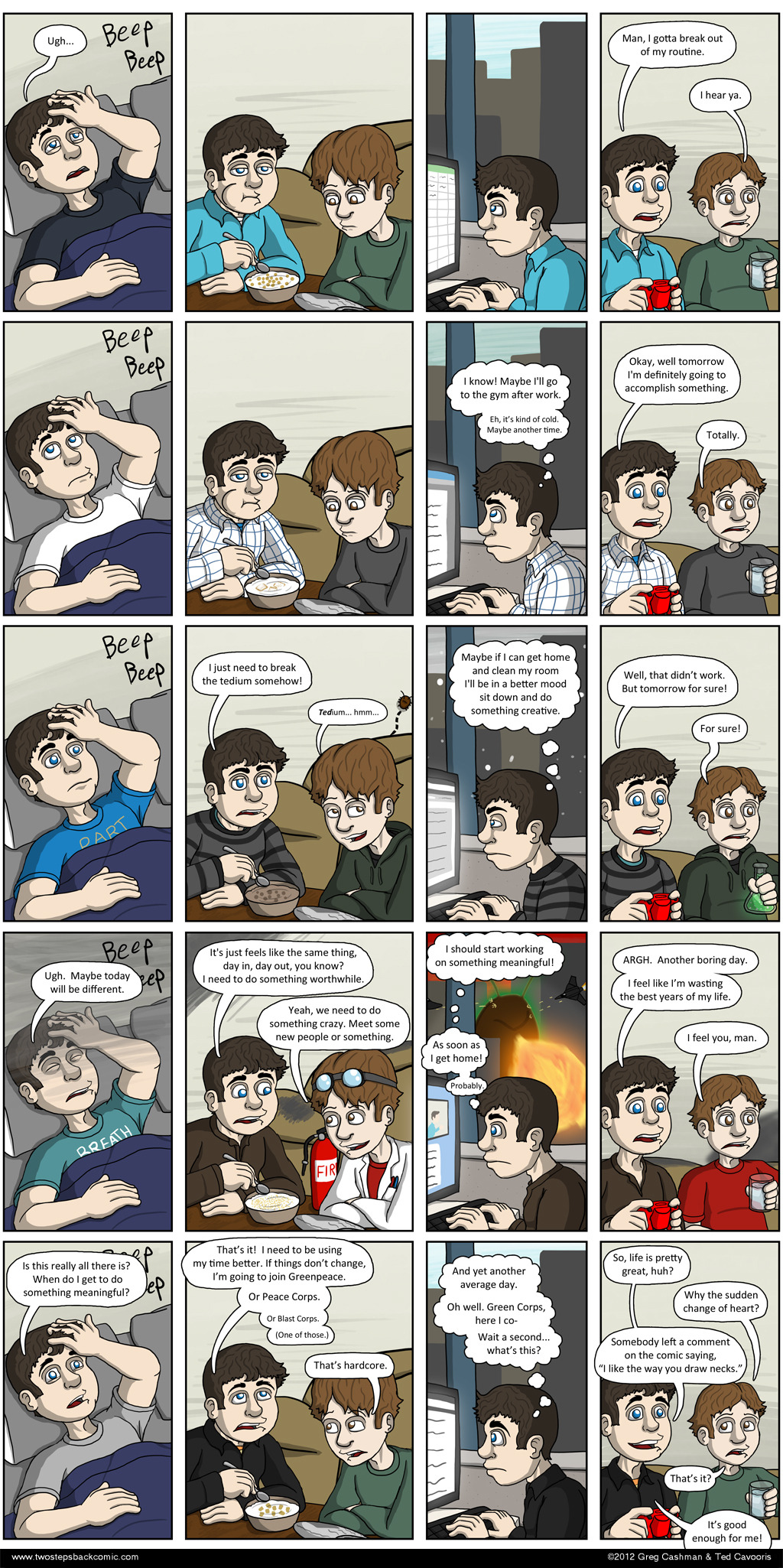 From now on the comic is going to be all necks, all the time!