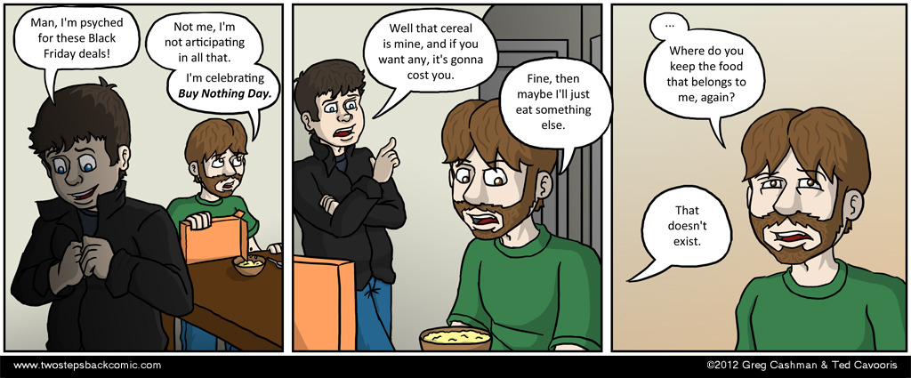The joke's on Greg anyway - Ted's completely broke.