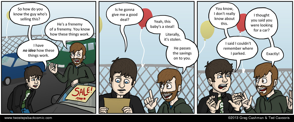 Ted also doesn't know how these things work. Ted also doesn't know how these things work.