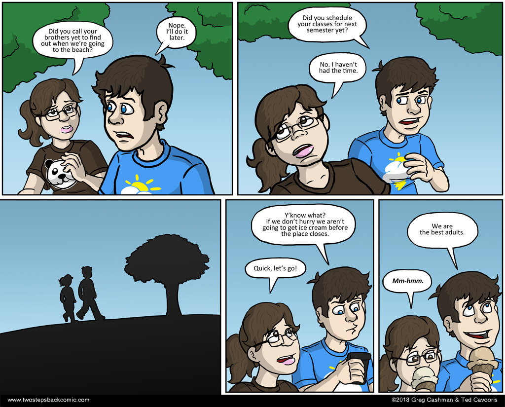Priorities, people! Priorities, people!
