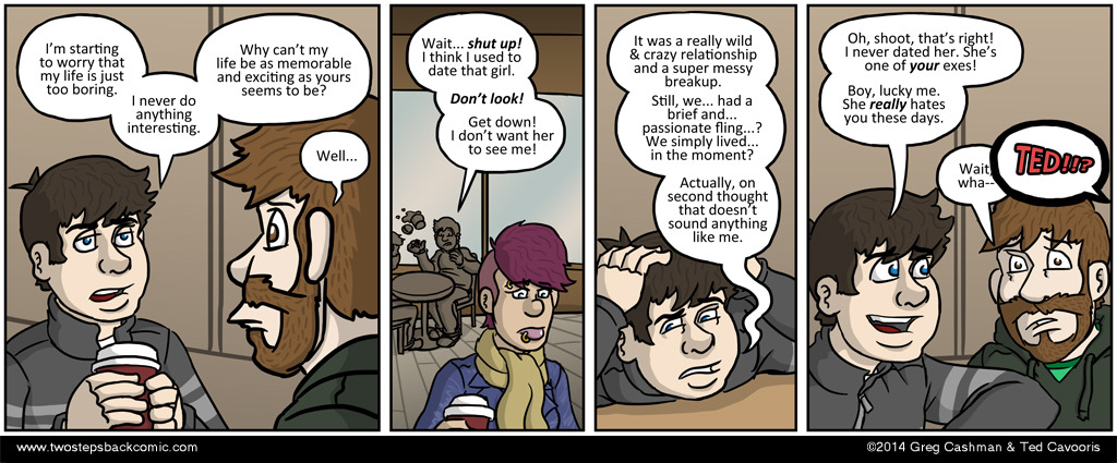 Greg simply forgot how engrossing the stories about Ted's love life can be.