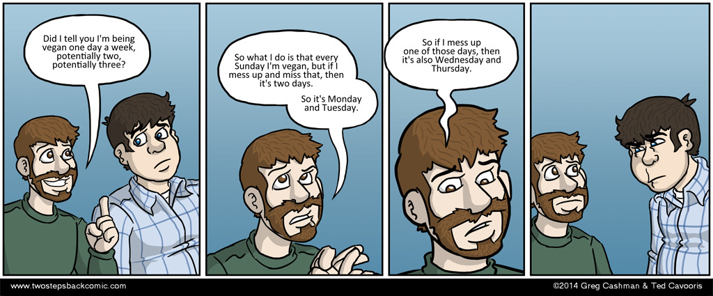 Ted... Ted messes up a lot. In life in general.